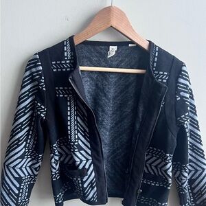 Stylish Black and Gray Women's Jacket